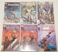 (6) Dark Horse Comics Tarzan Comic Books