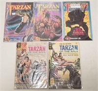 (5) Vintage Malibu & Gold Key Tarzan Comic Books