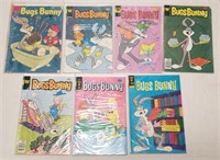 (7) Vintage Bugs Bunny Comic Books