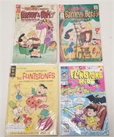 (4) Vintage Flintstones Comic Books