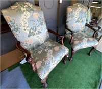 Pair of English Style Armchairs