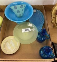 Flat of Assorted Glassware