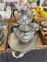 Pewter Tea & Coffee Set