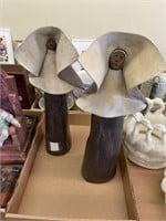 Pair of Ceramic Nun Figurines