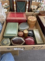 Assorted Leather Boxes