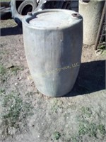 Marshall Oil Co. Galvanized barrel