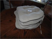 (4) Kitchen Chair Seat Cushions