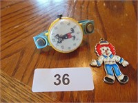 Vintage Marx Child's Mickey Mouse Watch &