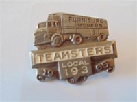 Teamsters Union Pin (1965) (Local 193)
