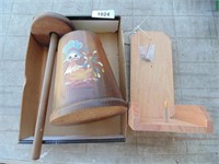 Tole Painting Butter Churn & Squirrel Feeder