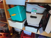 Fabric Cubbies & Other Plastic Containers