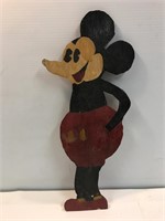 Wooden Mickey Mouse decoration 19” tall