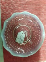 FENTON HOBNAIL DISH UNMARKED OPALESCENT