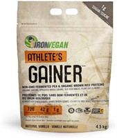 Iron Vegan Athlete's Gainer Protein Powder, 4.5 kg