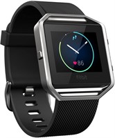 Fitbit Blaze Smart Fitness Watch, Black Silver SM