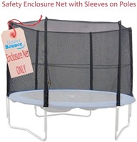 Trampoline Safety Net-Round 12 FOOT, 6 POLES