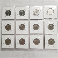 (12) 1867-1992 Canadian Com. UC Quarters