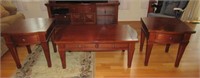 Broyhill Set of 3 Coffee and End Tables Set