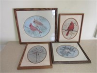 Selection of 4 Rod Arbogast Bird Prints