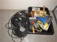 Extension Cords, Paint Brushes, Garden Tools