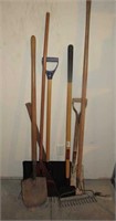Long Handled Tools- Shovel, Edger, Hoe & Rake