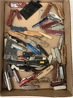 Approx (47 Pcs) Assorted Folding Knives & Blades