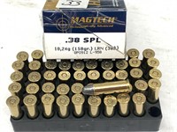(50 Rds) 38 Special Ammo 158 Gr LRN