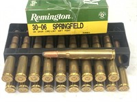 (20 Rds)30-06 Springfield Ammo 180 Gr Core-Lokt SP