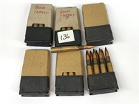 (54 Rds) 30-06 Ammo Headstamped LC 69 & SL 57