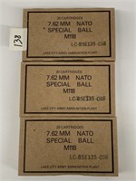 (60 Rds)Lake City 7.62 Nato Ammo Special Ball M118