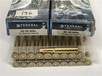 (40 Rds) 30-30 Win Ammo 150 Gr SP FN