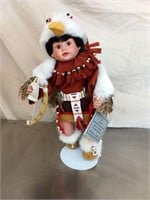 Little Eagle Dancer Porcelain doll