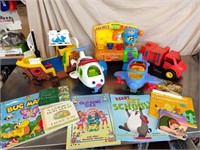 Toy and book lot