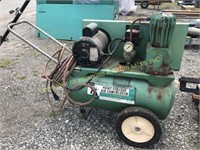 SEARS TWIN CYLINDER PAINT SPRAYER AIR COMPRESSOR