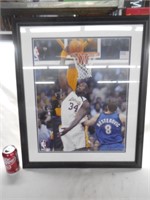 Shaquille O'Neal Poster/Photo Framed 22x26"