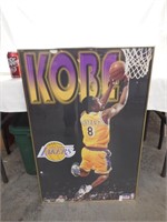 Kobe Bryant Poster Framed 22.5x34.5"