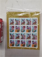 (20) Disney US Postage Stamps, Mickey 37 Cents