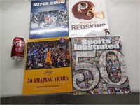 (4) Sports/Football/Basketball Books