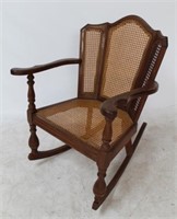 Victorian Caned Rocking Chair