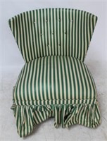 Green Striped Chair