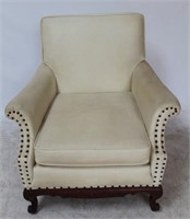 Vintage Nailhead Chair - Vinyl Type Upholstery