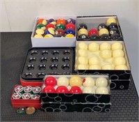 Assorted Pool Balls