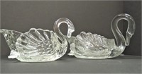 Glass swans