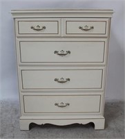 Painted White 4-Drawer Chest