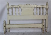 Painted White Full Size Bed
