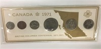1971 Canada BC Centennial Set