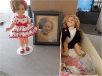 LOT of 3-SHIRLEY TEMPLE1972 DOLL,  PHOTO & DOLL