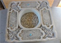 Heavy Ceramic Wall Decor 16 1/2"x16 1/2