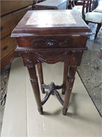 Marble Top Lamp Table