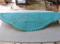 Bless This Home Metal Sign 31 1/2"L